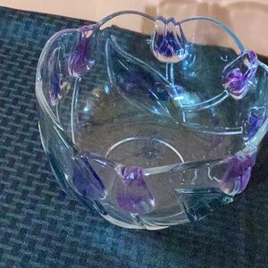 Tulip Scalloped Bowl by Mikasa Tivoli Crystal